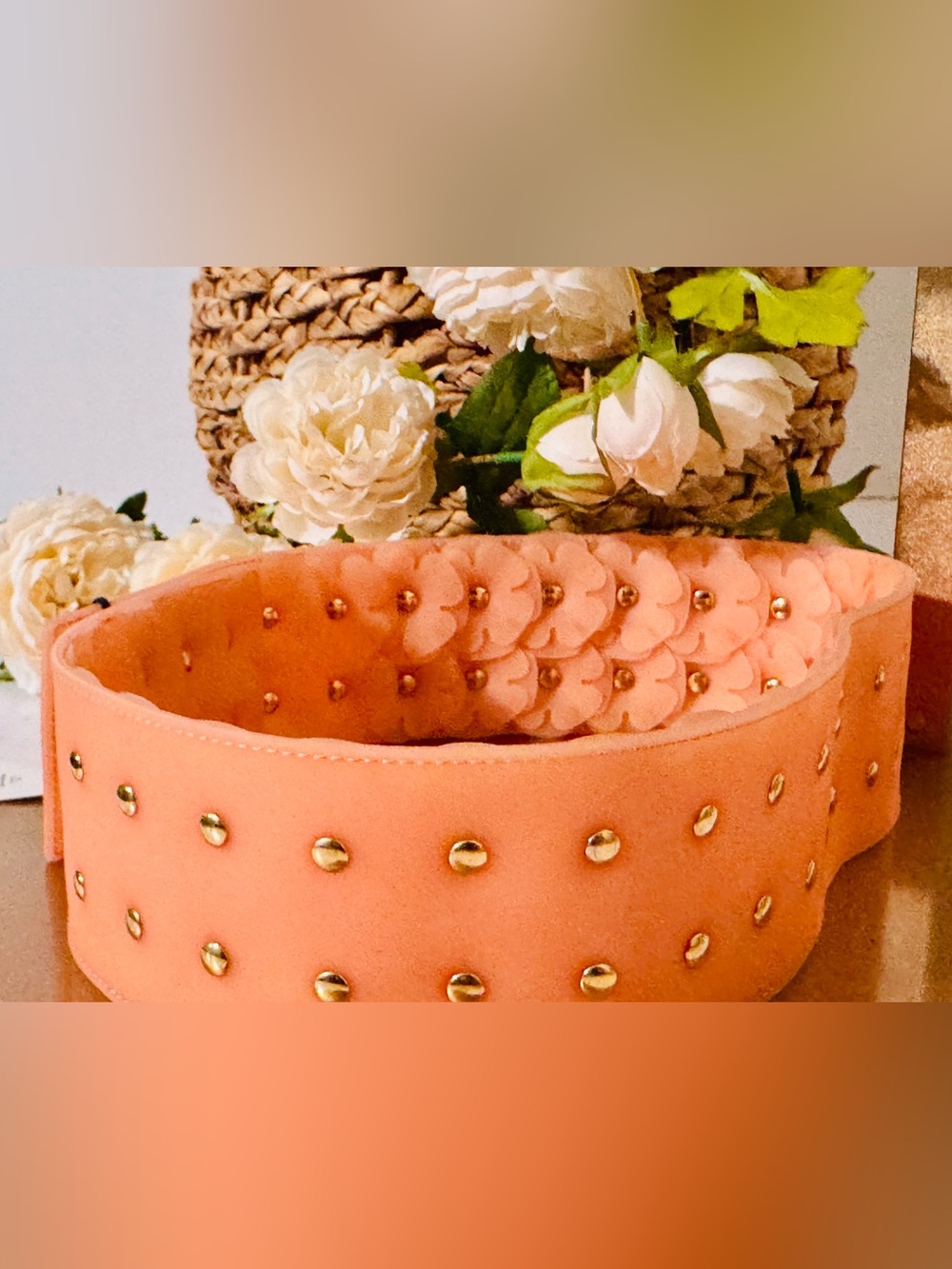 RARE BURBERRY flower petal belt.. - Picture 6 of 9